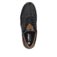 Blaue Rieker Herren Sneaker Low B0701-14 mit Reißverschluss sowie Komfortweite G. Schuh von oben.