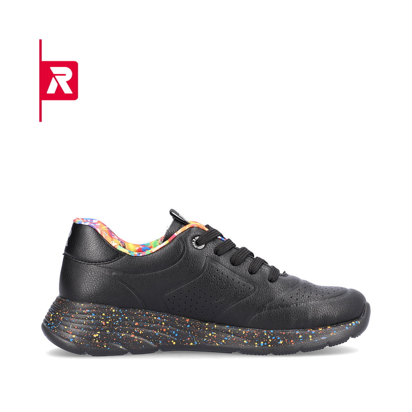 Rieker EVOLUTION Damen Sneaker urban-black rainbow