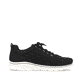 Schwarze Rieker Damen Sneaker Low 54021-00 mit ultra leichter Sohle. Schuh Innenseite.