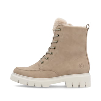 remonte Damen Schnürstiefel lehmbeige