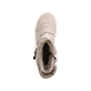 
Hellbeige Rieker Damen Kurzstiefel X8283-60 mit Reißverschluss sowie Flip-Grip. Schuh von oben
