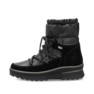 remonte Damen Schnürstiefel asphaltschwarz