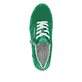 Grüne remonte Damen Sneaker D1C04-52 mit Reißverschluss sowie der Komfortweite G. Schuh von oben.