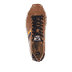 Braune Rieker Herren Sneaker Low U0705-24 mit TR-Sohle mit weichem EVA-Inlet. Schuh von oben.
