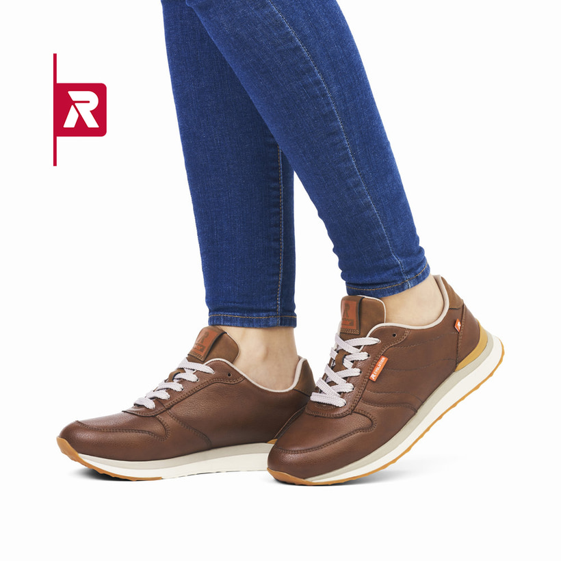 Rieker EVOLUTION Damen Sneaker wood brown