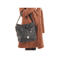Rieker Damen Handtasche H1514-01 in Mitternachtsschwarz aus Kunstleder mit Reißverschluss. Handtasche getragen.