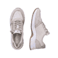 
Sandbeige remonte Damen Sneaker D0G02-60 mit einer besonders leichten Sohle. Schuhpaar von oben.