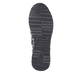 
Stahlschwarze remonte Damen Sneaker R2577-01 mit Schnürung und Reißverschluss. Schuh Laufsohle