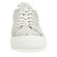 Metallische remonte Damen Sneaker D0913-90 mit Schnürung sowie Komfortweite G. Schuh von vorne.