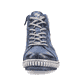 
Azurblaue remonte Damen Schnürschuhe R8276-14 mit Schnürung und Reißverschluss. Schuh von vorne.