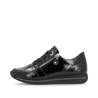 remonte Damen Sneaker glanzschwarz