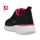 Rieker EVOLUTION Damen Sneaker urban-black flamingo-pink