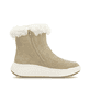 Beige Rieker Damen Kurzstiefel W1772-62 mit einer super leichten Plateausohle. Schuh Innenseite.