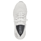 Weiße Rieker Damen Sneaker Low 42103-80 mit flexibler und super leichter Sohle. Schuh von oben.