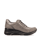 Steingraue remonte Damen Sneaker D0T01-42 mit einer leichten Sohle mit Keilabsatz. Schuh Innenseite