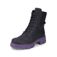 Rieker Damen Biker Boots nachtschwarz-purple