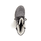 
Mondgraue Rieker Damen Schnürstiefel 785K0-45 mit Schnürung und Reißverschluss. Schuh von oben