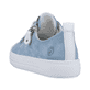 
Eisblaue remonte Damen Sneaker D0917-10 mit einer besonders leichten Sohle. Schuh von hinten