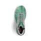 
Smaragdgrüne Rieker Damen Schnürschuhe 71510-52 mit Schnürung und Reißverschluss. Schuh von oben