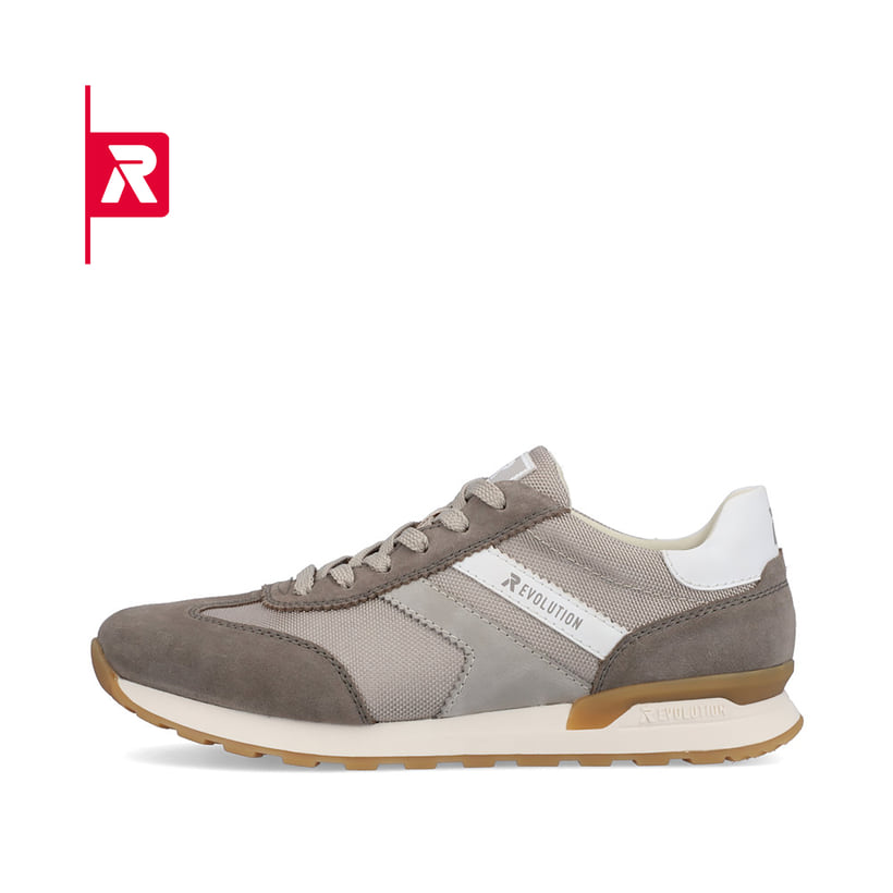 Rieker EVOLUTION Herren Sneaker shadow-grey clay-beige