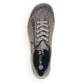 
Silbergraue remonte Damen Schnürschuhe R1402-44 mit Schnürung und Reißverschluss. Schuh von oben