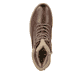 
Kastanienbraune remonte Damen Schnürstiefel D0W75-22 mit einer dämpfenden Profilsohle. Schuh von oben