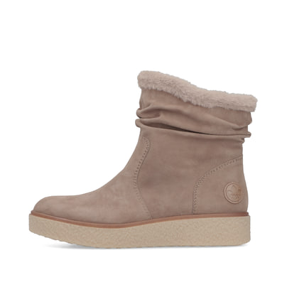 Rieker Damen Kurzstiefel braunbeige