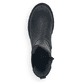 
Tiefschwarze Rieker Damen Chelsea Boots Z9180-02 mit einer robusten Profilsohle. Schuh von oben
