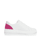 Weiße remonte Damen Sneaker D1C01-80 mit Reißverschluss sowie der Komfortweite G. Schuh Innenseite.