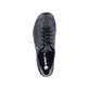 
Tiefschwarze remonte Damen Schnürschuhe R1402-06 mit Schnürung und Reißverschluss. Schuh von oben