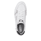 Weiße Rieker Herren Sneaker Low U0401-81 mit strapazierfähiger Sohle. Schuh von oben.