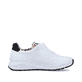 Edelweiße Rieker Damen Sneaker Low M4903-80 mit Schnürung sowie geprägtem Logo. Schuh Innenseite.