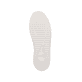Weiße Rieker Damen Sneaker Low W0701-80 mit einer strapazierfähigen Sohle. Schuh Laufsohle.