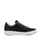 Schwarze Rieker Damen Sneaker Low 41900-00 mit flexibler Sohle. Schuh Innenseite.