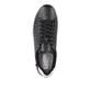Schwarze Rieker Herren Sneaker Low U0700-01 mit TR-Sohle mit weichem EVA-Inlet. Schuh von oben.