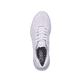 Weiße Rieker Damen Sneaker Low W0402-81 mit flexibler und ultra leichter Sohle. Schuh von oben.