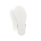 Perlweiße Rieker Damen Riemchensandalen V5052-80 mit einer ultra leichten Sohle. Schuh Laufsohle.