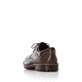 
Nougatbraune Rieker Herren Schnürschuhe 13200-24 mit Schnürung sowie einer Profilsohle. Schuh von hinten