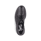 
Nachtschwarze Rieker Damen Schnürschuhe 52052-00 mit einer schockabsorbierenden Sohle. Schuh von oben
