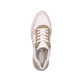 
Cremeweiße remonte Damen Sneaker R3706-81 mit Schnürung sowie einer Profilsohle. Schuh von oben