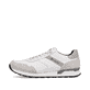 Weiße Rieker Herren Sneaker Low U0303-80 mit einer griffigen und leichten Sohle. Schuh Außenseite.