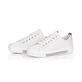 
Altweiße remonte Damen Sneaker D0900-80 mit Schnürung sowie einer flexiblen Sohle. Schuhpaar schräg.