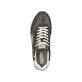 Grüne Rieker Herren Sneaker Low U0302-52 mit leichter und griffiger Sohle. Schuh von oben.