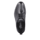 
Tiefschwarze Rieker Herren Slipper 14454-01 mit Elastikeinsatz sowie einer Profilsohle. Schuh von oben