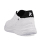 Weiße Rieker Herren Sneaker Low U0501-80 mit flexibler und ultra leichter Sohle. Schuh von hinten.