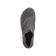 
Graue Rieker Damen Slipper 52581-45 mit Reißverschluss sowie einer leichten Sohle. Schuh von oben