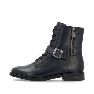 remonte Damen Biker Boots stahlblau