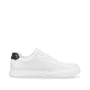 Weiße Rieker Herren Sneaker Low B9906-80 mit einer leichten und dämpfenden Sohle. Schuh Innenseite.