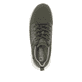 Grüne Rieker Herren Sneaker Low U0503-54 mit flexibler und ultra leichter Sohle. Schuh von oben.