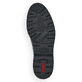 Graphitschwarze Rieker Damen Loafer 54862-01 mit einem Elastikeinsatz. Schuh Laufsohle.
